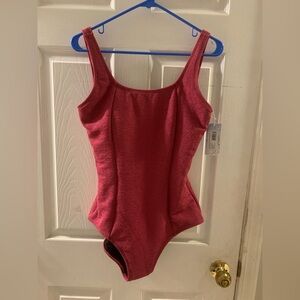 Sporti Elegant Pink One-Piece Swimsuit